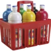 Temperafärg Matt, matt, mixade färger, 6x1000 ml/ 1 förp.