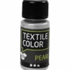Textilfärg, pärlemor, silver, 50 ml/ 1 flaska