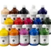 Textilfärg, semi opaque, mixade färger, 15x500 ml/ 1 förp.
