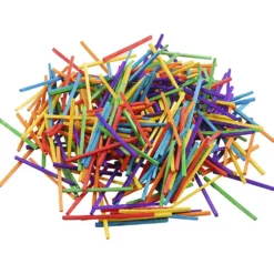Tändstickor, L: 5 cm, mixade färger, 4300 st., 500 g/ 1 förp.