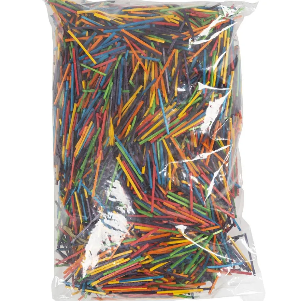 Tändstickor, L: 5 cm, mixade färger, 4300 st., 500 g/ 1 förp.