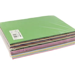 Tonpapper, A4, 130 g, 20x25 mix. ark, 500 ark/ 1 förp.