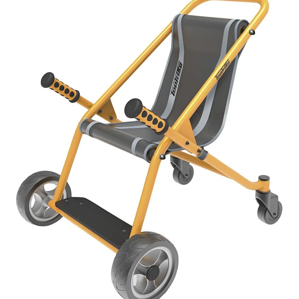 TopTrike by beleduc Barnvagn Utomhus, H: 63 cm, B: 50 cm, stl. max 50 kg, gul, 1 st.
