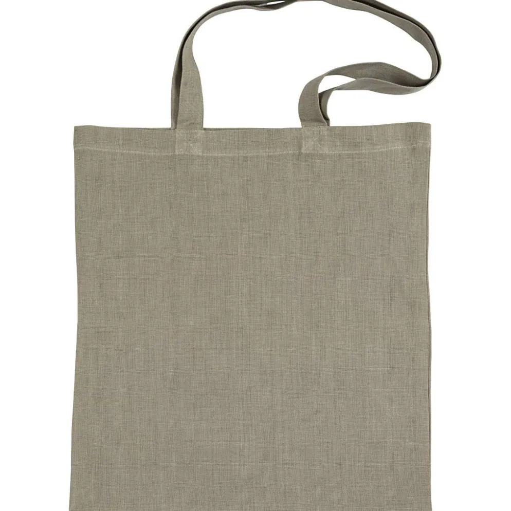 Tote bag, stl. 38x42 cm, 185 g, dusty grön, 1 förp.