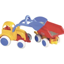 Traktor med Släpvagn, stl. 58 cm, 3 set/ 1 förp.