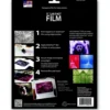 Transparanta ark av plastfilm för bläckstråleskrivare, Solar Fast, stl. 21,6x27,9 cm, 8 st./ 1 förp.