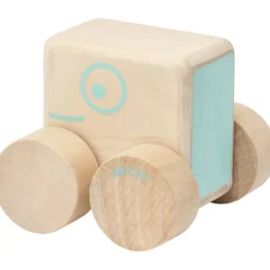 Träbil Mini, fyrkant, stl. 7x7x6 cm, 1 st.