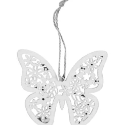 Trädekorationer, fjäril, blomma, fågel, H: 10 cm, B: 10 cm, 90 st./ 1 förp.