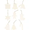 Trädekorationer, Julfigurer, stl. 7-9 cm, tjocklek 4 mm, 90 st./ 1 förp.