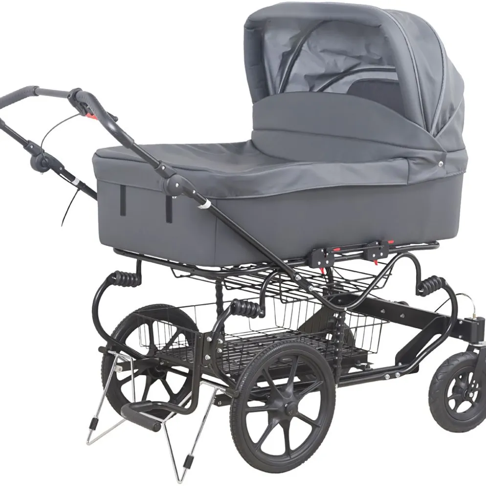 TRILLE Magnum 4 barnvagn med motor, grå, 1 st.