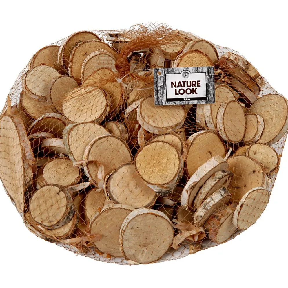Trämix, Dia. 25-45 mm, tjocklek 7 mm, ca. 140 st., 600 g/ 1 förp.