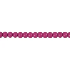 Träpärlor, Dia. 5 mm, Hålstl. 1,5 mm, ca. 150 st., rosa, 150 st., 6 g/ 1 förp.