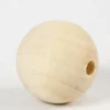Träpärlor, Dia. 40 mm, Hålstl. 7 mm, 30 st./ 1 förp.