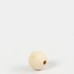 Träpärlor, Dia. 15 mm, Hålstl. 3 mm, 500 st./ 1 förp.
