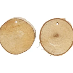 Träskivor med hål, Dia. 35-45 mm, Hålstl. 4 mm, tjocklek 7 mm, 500 g/ 1 förp.