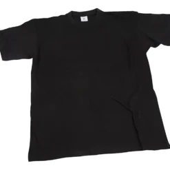 T-shirts, B: 32 cm, stl. 3-4 år, rund hals, 145 g, svart, 1 st.