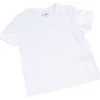 T-shirts, B: 32 cm, stl. 3-4 år, rund hals, 145 g, vit, 1 st.