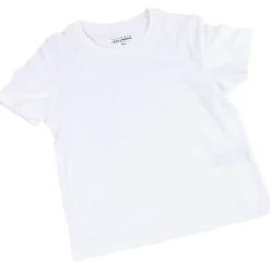 T-shirts, B: 32 cm, stl. 3-4 år, rund hals, 145 g, vit, 1 st.