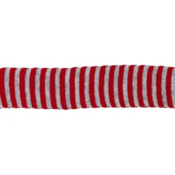 Tubstickat, B: 60 mm, grå, röd, 5 m/ 1 rl.