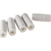 Tunn, rund elastisk tråd, Dia. 0,5 mm, vit, 5x20 m/ 1 förp.