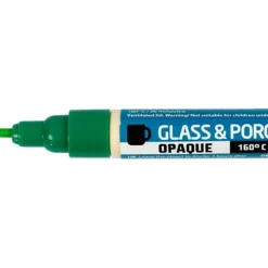 Tuschpenna för glas och porslin, spets 2-4 mm, täckande, mixade färger, 12 st./ 1 förp.