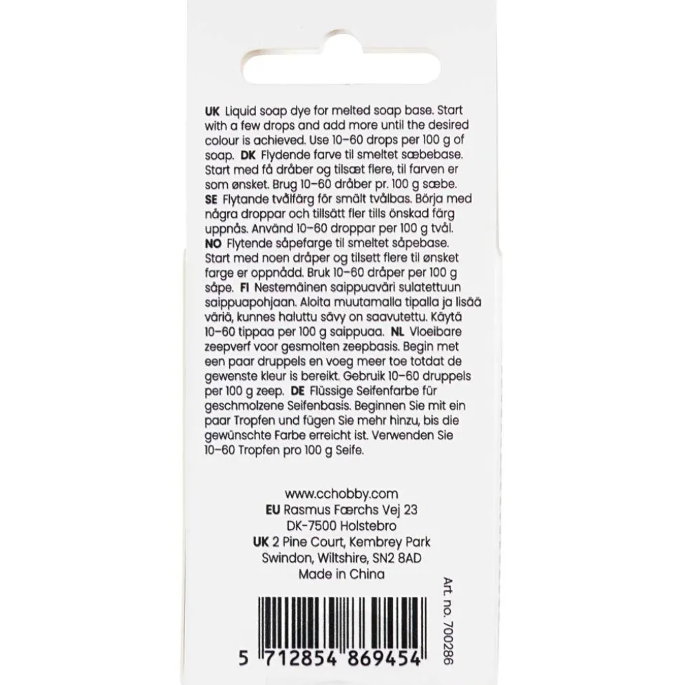 Tvålfärg, beige, 10 ml/ 1 flaska