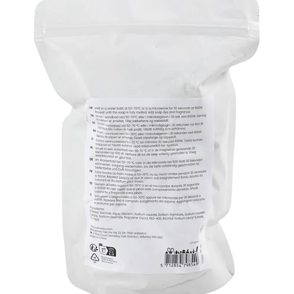 Tvålmassa, Granulat, 500 g/ 1 förp.