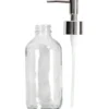 Tvålpump, H: 19,3 cm, Dia. 6,3 cm, 230 ml, klar, 1 st.