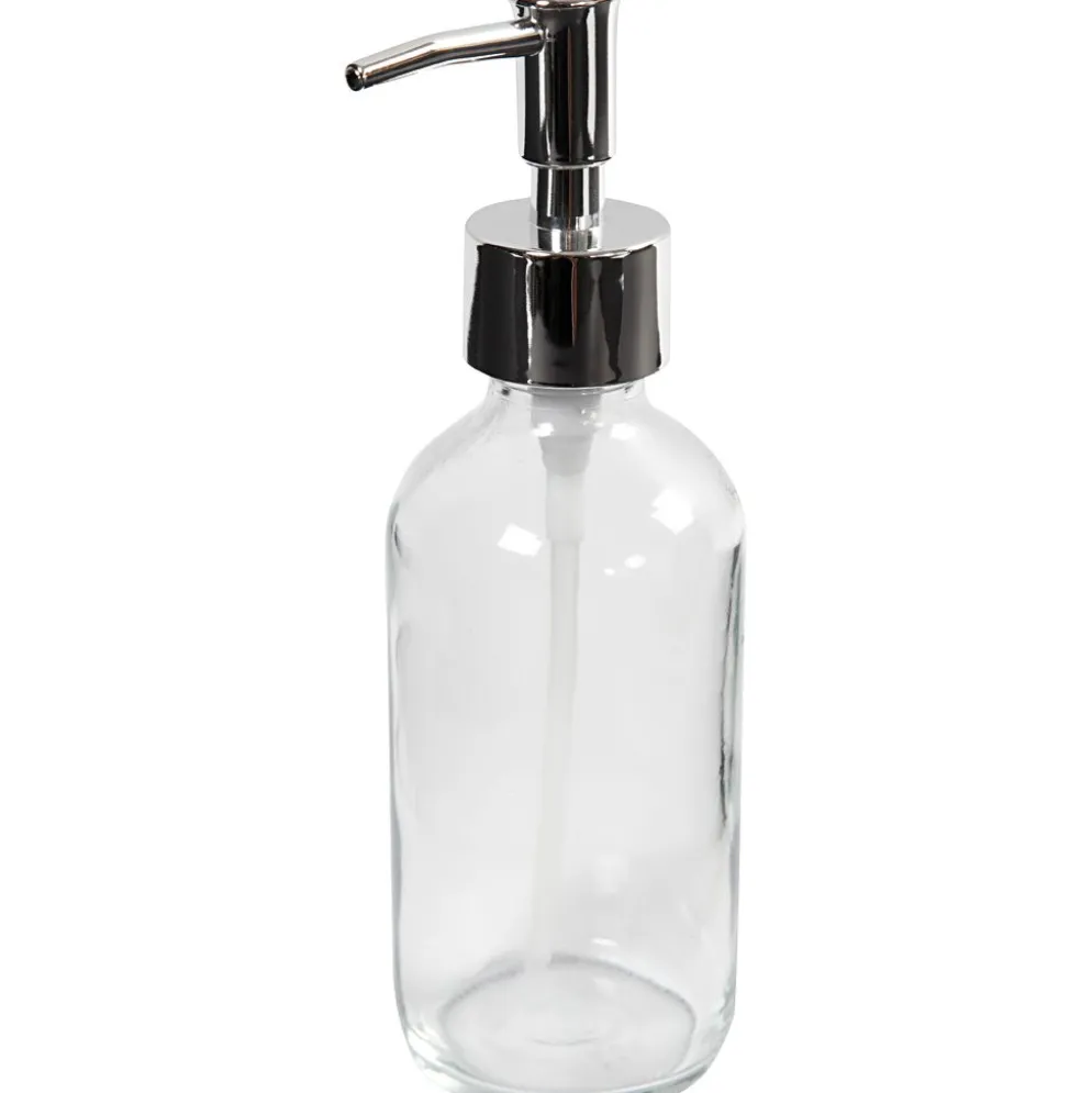 Tvålpump, H: 19,3 cm, Dia. 6,3 cm, 230 ml, klar, 1 st.