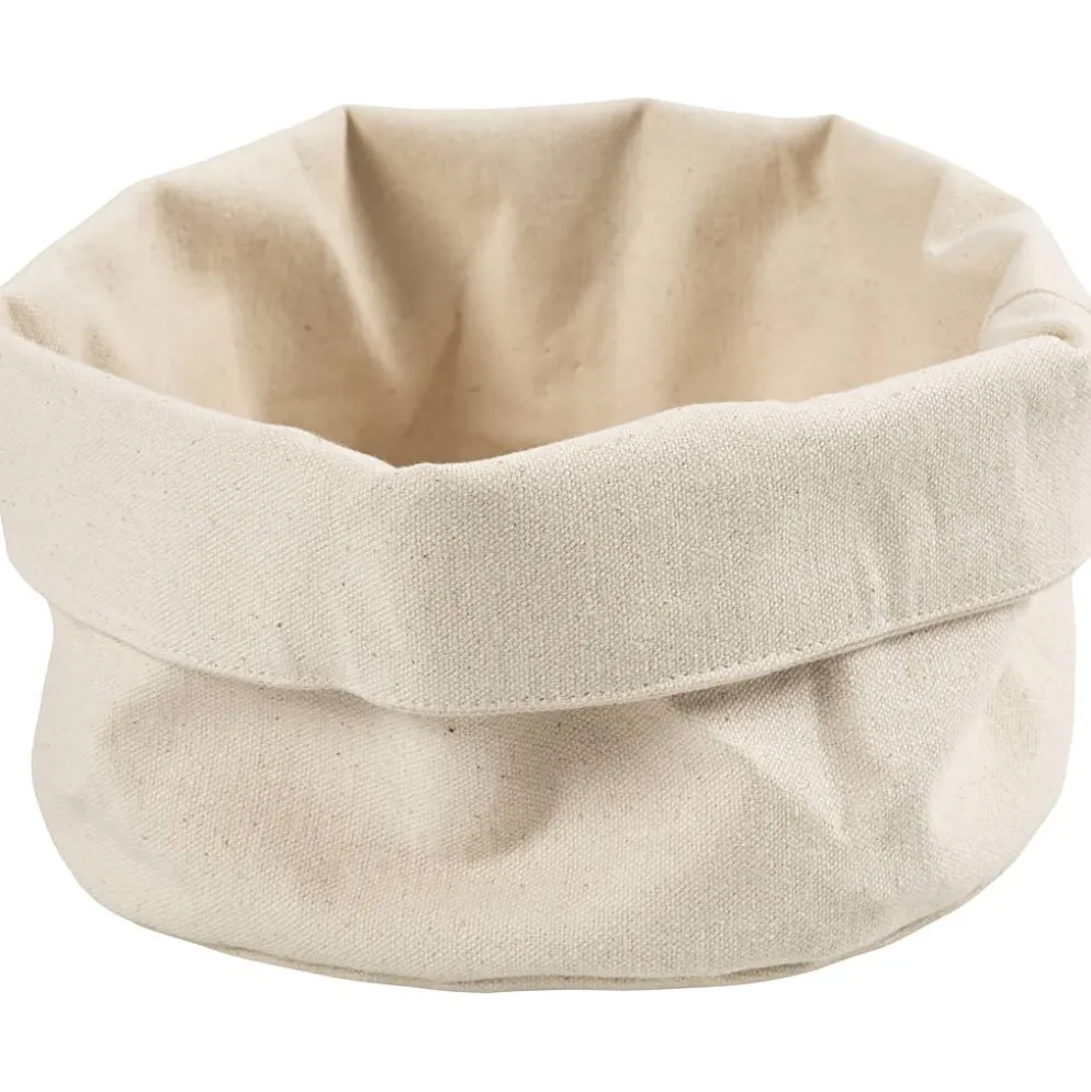 Tygkorgar, H: 14,5 cm, Dia. 20 cm, 385 g, ljusnatur, 2 st./ 1 förp.