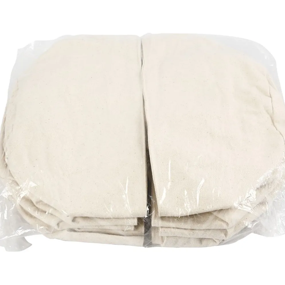 Tygkorgar, H: 14,5 cm, Dia. 20 cm, 385 g, ljusnatur, 10 st./ 1 förp.