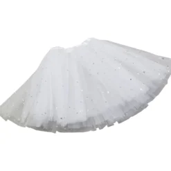 Tyllkjol, L: 25 cm, B: 34 cm, vit, 1 st.