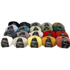 Ullgarn, L: 125 M, mixade färger, 20x100 g/ 1 förp.