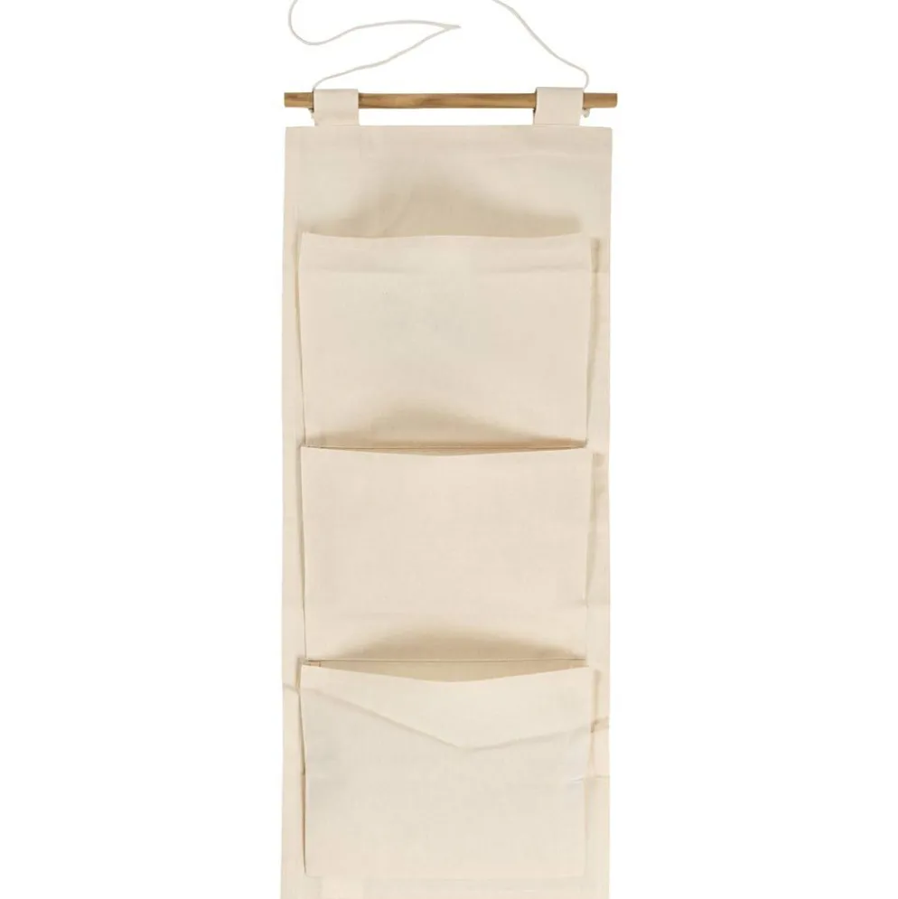 Upphänge med ficka, H: 75 cm, B: 30 cm, 145 g, ljusnatur, 1 st.