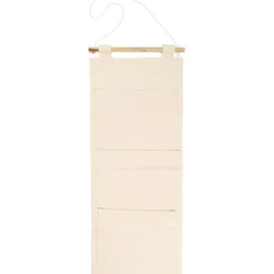 Upphänge med ficka, H: 75 cm, B: 30 cm, 145 g, ljusnatur, 1 st.