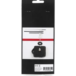 Urverk, platta max. 3 mm, svart, 1 set