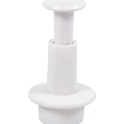 Utsticksform med prägel, cirkel, Dia. 1,1+1,3+1,7 cm, vit, 3 st./ 1 förp.
