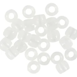 UV-pärlor , L: 6 mm, Dia. 8 mm, Hålstl. 4 mm, ca. 1800+ st., mixade färger, 320 g, 700 ml/ 1 burk