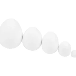 Vaddägg, stl. 12+25+35+40+47 mm, vit, 200 st./ 1 förp.