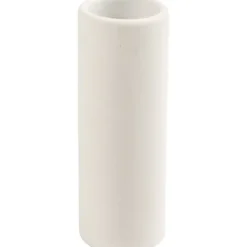 Vas, H: 11 cm, Dia. 4 cm, vit, 6 st./ 1 förp.