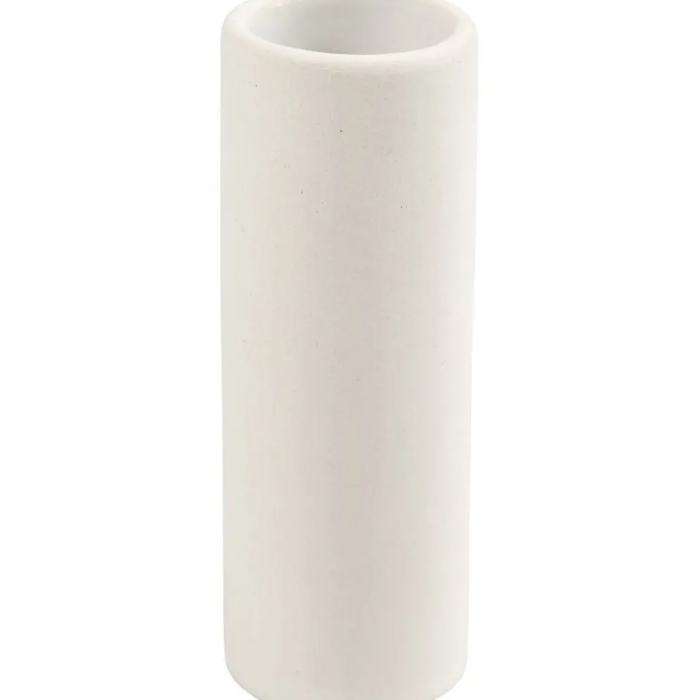 Vas, H: 11 cm, Dia. 4 cm, vit, 6 st./ 1 förp.