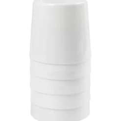 Vattenkopp/bägare, H: 9,5 cm, Dia. 8,5 cm, 300 ml, vit, 5 st./ 1 förp.