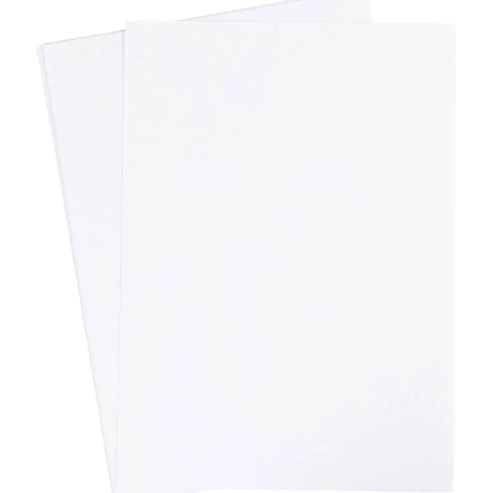 Vattenlösligt broderiark, A5, ark 148,5x210 mm, vit, 8 ark/ 1 förp.