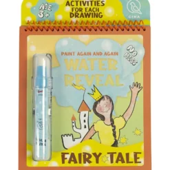 Vattenmålarbok med sagor, stl. 23x17x3 cm, Antal sidor 4, 1 st., Engelsk text