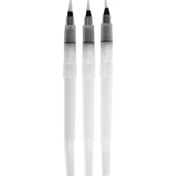 Vattenpenslar, stl. S+M+L, 10 ml, 3 st./ 1 förp.