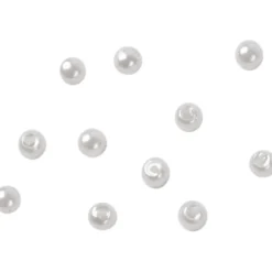 Vaxpärlor, Dia. 3 mm, Hålstl. 0,7 mm, pärlemor, 150 st./ 1 förp.