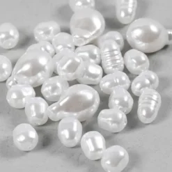 Vaxpärlor, Oval, Dia. 6-14 mm, Hålstl. 1,3-1,5 mm, 30 st./ 1 förp.