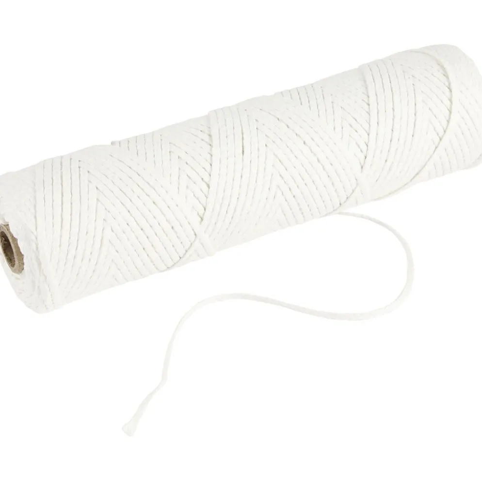 Veke, Lämplig för ljus stöpta i dopp (dia. 15–22 mm) och ljus stöpta i form (40–60 mm) , 100 g, 50 m/ 1 rl.