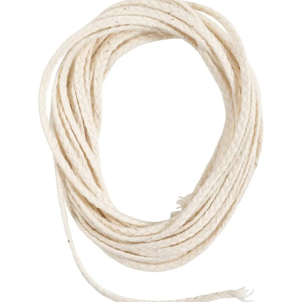 Veke, Lämpligt för ljus stöpta i dopp (dia. 30 mm) och ljus stöpta i form (80–100 mm) , B: 2 mm, 100 g, 3 m/ 1 förp.