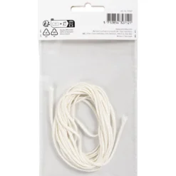 Veke till stearin, Lämplig för ljus med en diameter på 50–70 stöpta i stöpform , 100 g, 3 m/ 1 förp.